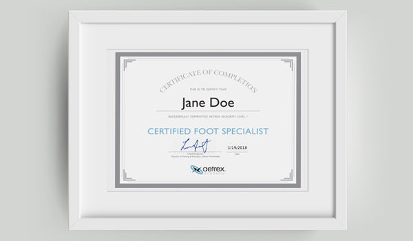 aetrex certification program