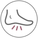 arch pain icon