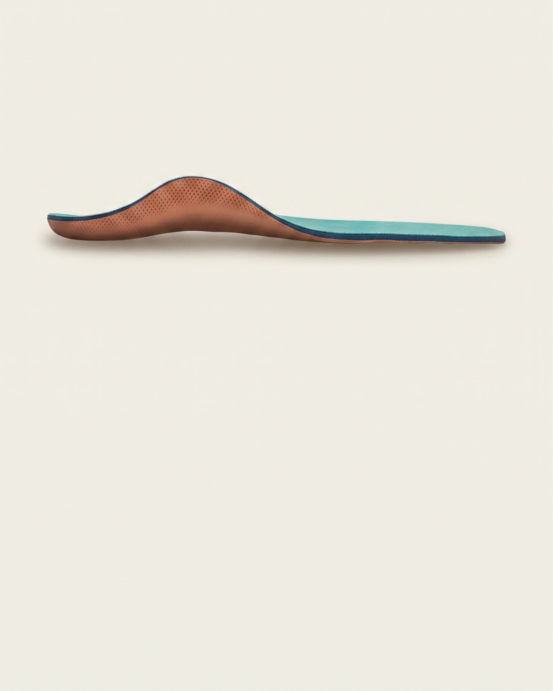 orthotics right view on beige background