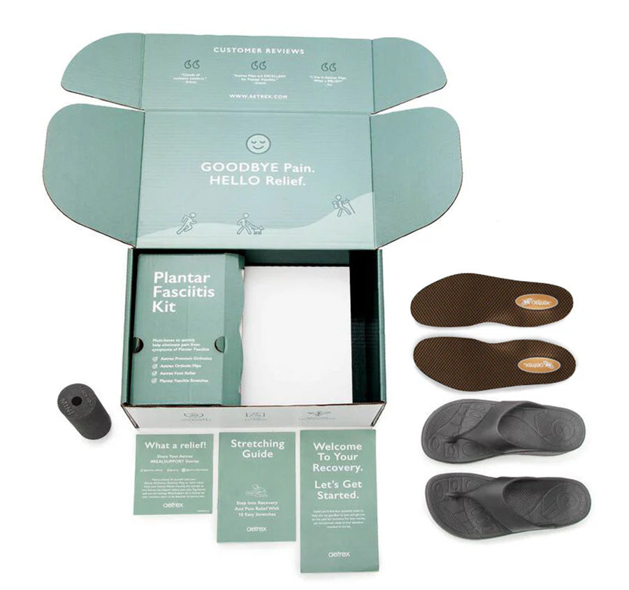 Whats inside Aetrex Plantar Fasciitis Kit