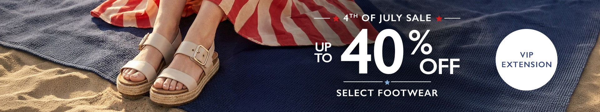 Up to 40% OFF | 4th of July Sale