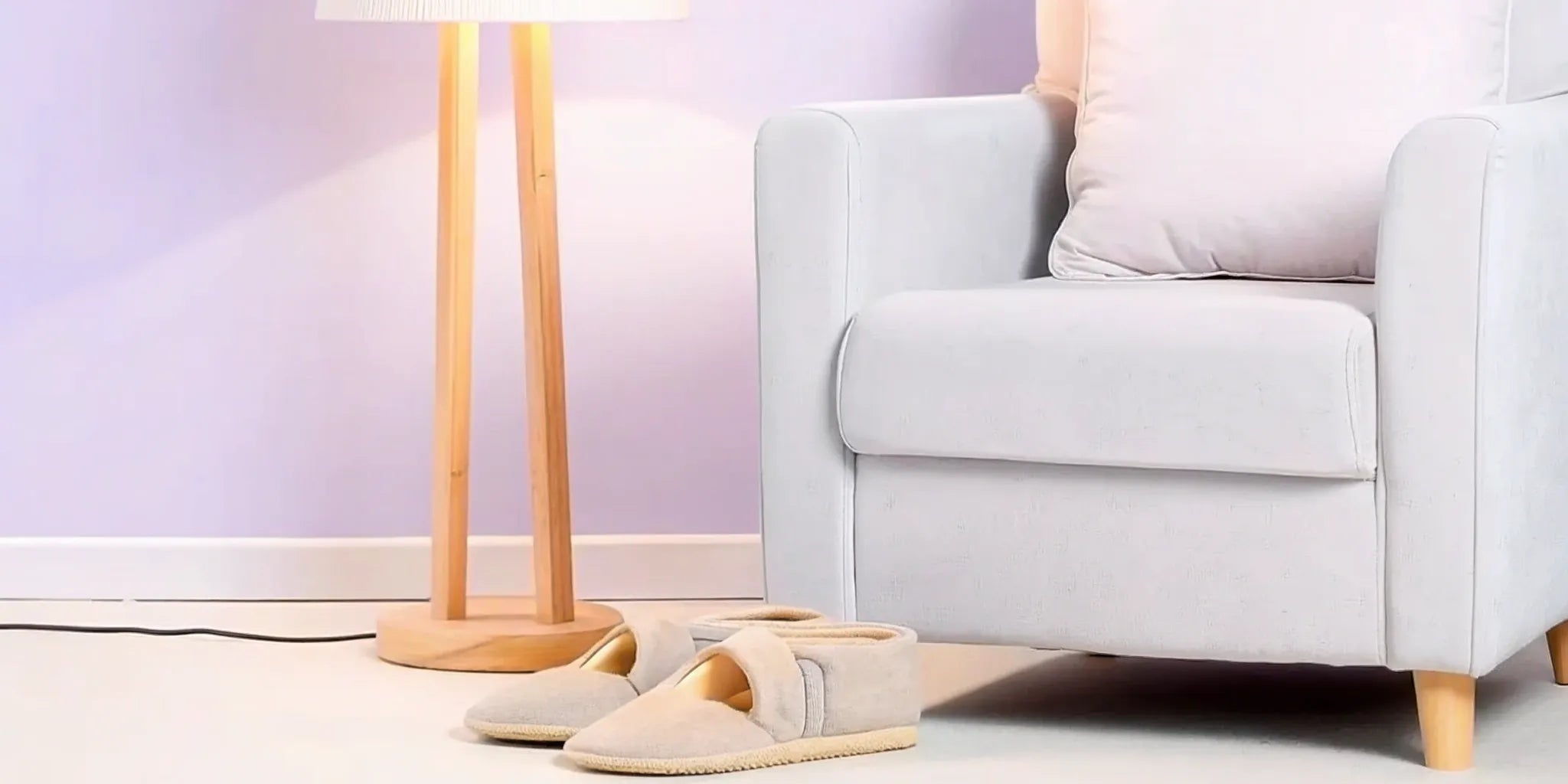 Comfortable slippers providing relief with insoles for supination and plantar fasciitis.