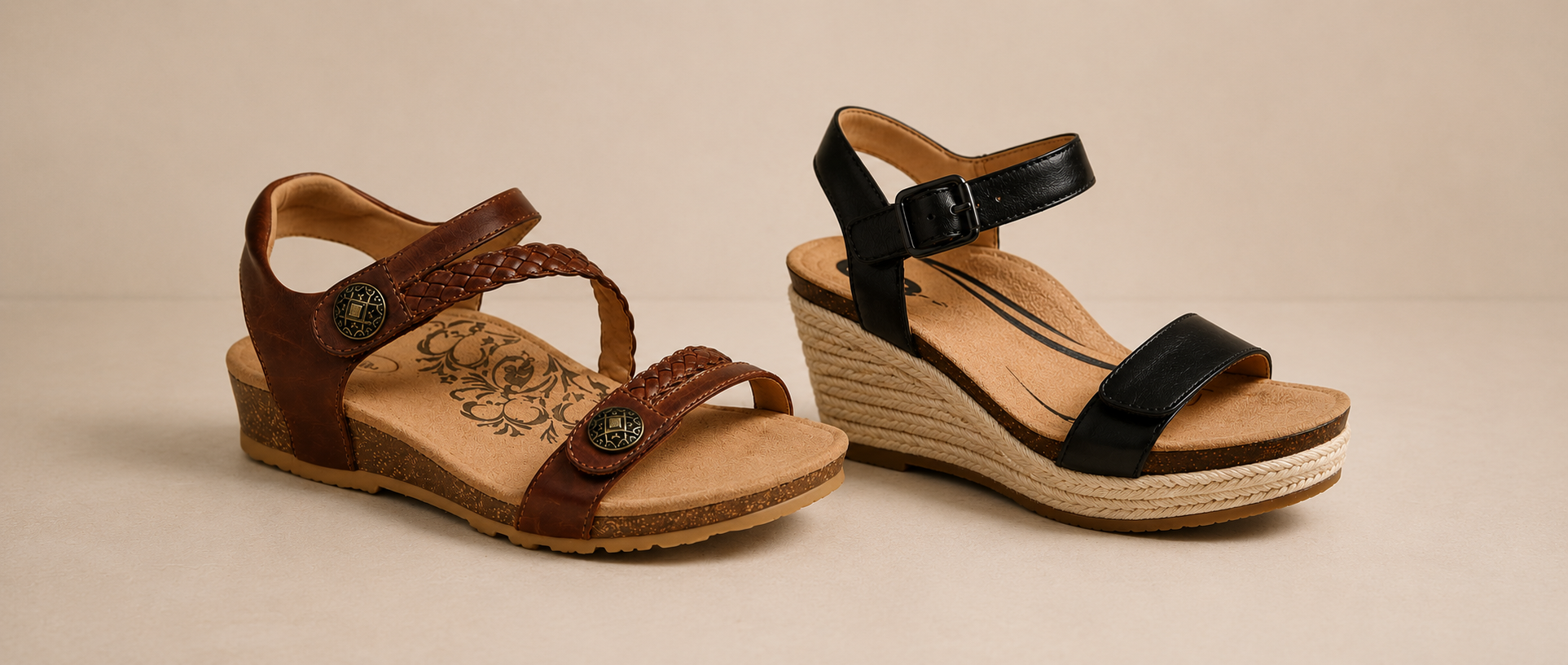 Aetrex Jillian vs Sydney Sandals for Plantar Fasciitis: Comfort, Adjustability, and Style Compared
