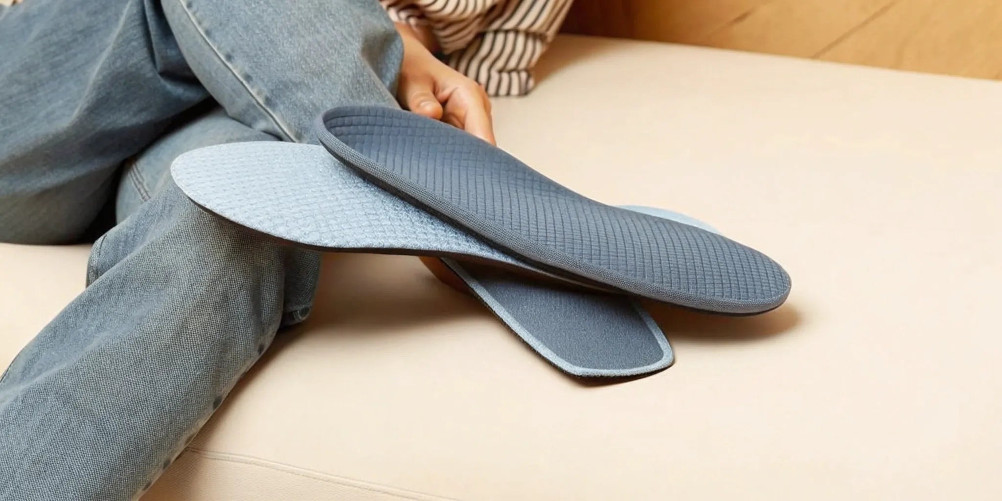 Orthotic insoles with metatarsal support for metatarsalgia relief.