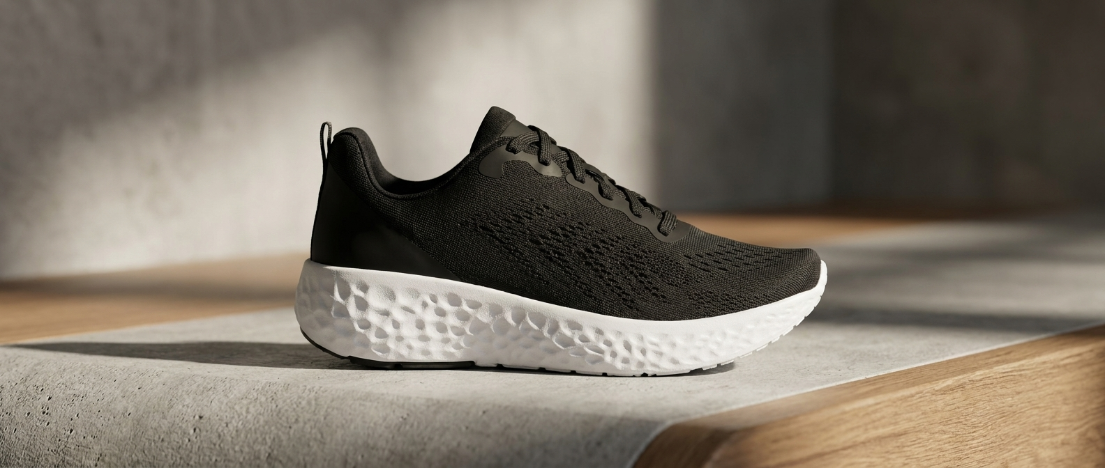 Aetrex Danika arch-support sneaker holding its structured shape