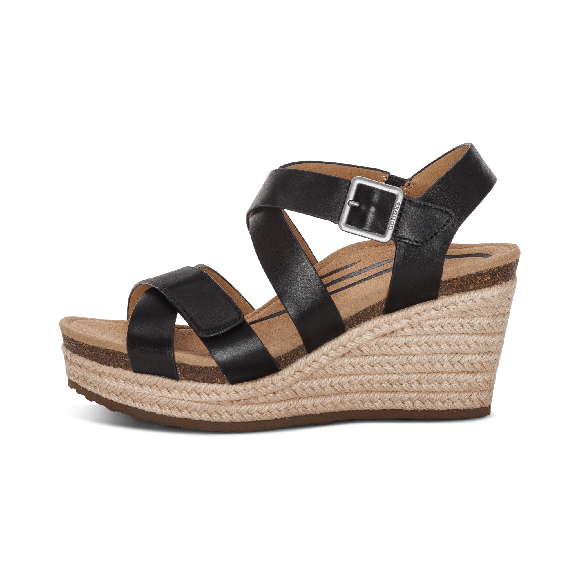 Anna Arch Support Wedge Left Angle #color_black