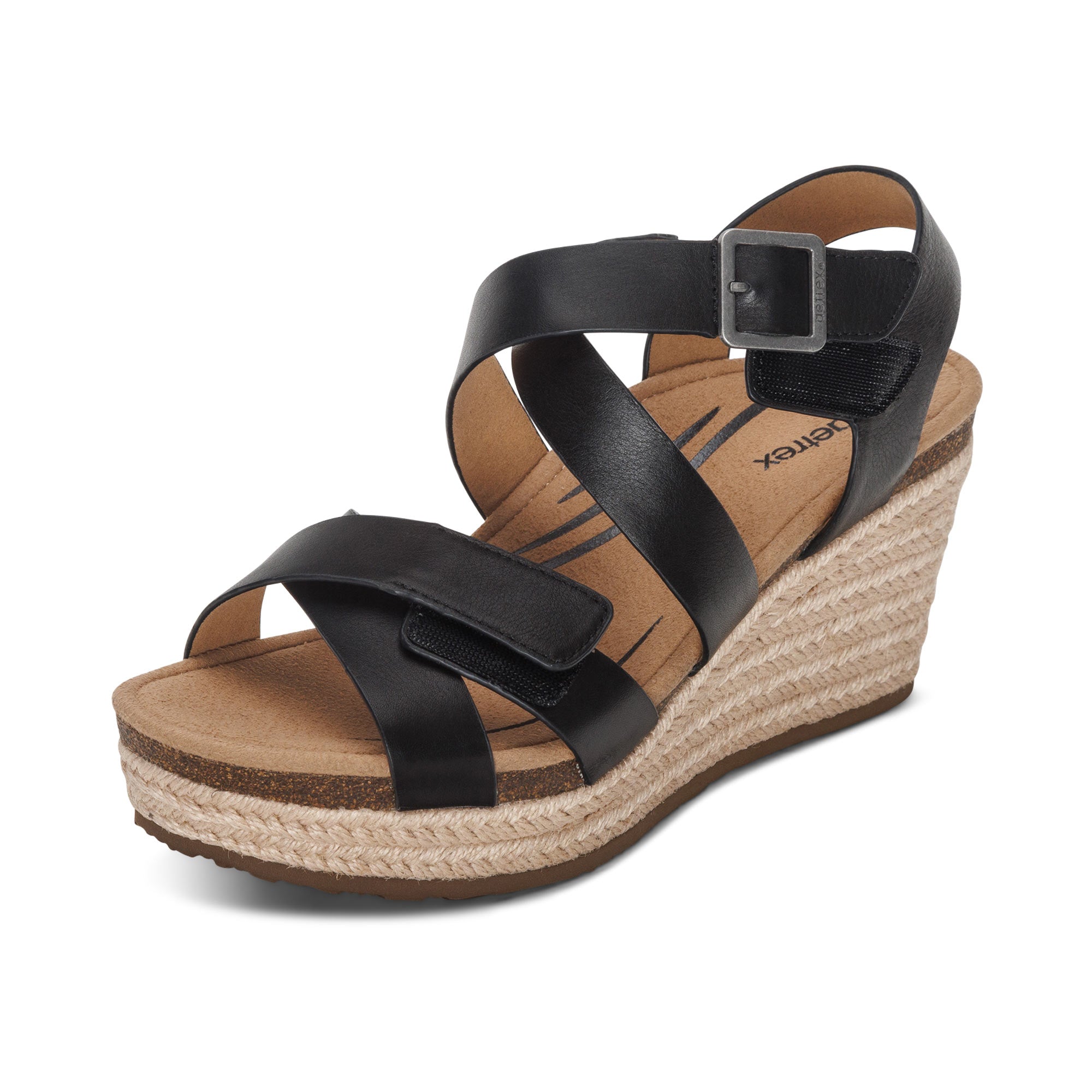 Anna Arch Support Wedge Extra Angle #color_black