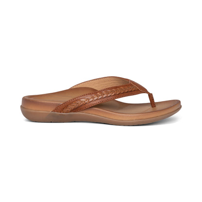 Emmy Braided Thong Sandal #color_brown