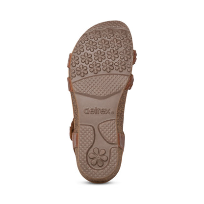 Reese Adjustable Gladiator Sandal #color_cognac-brown