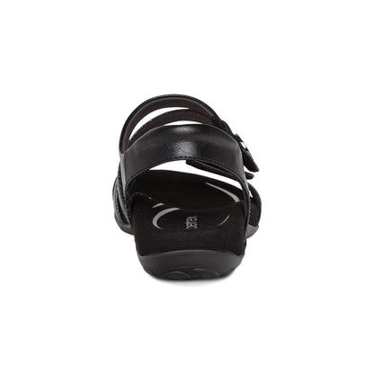 Jess Adjustable Quarter Strap Sandal #color_black