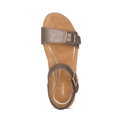 Lexa Quarter Strap Wedge #color_bronze