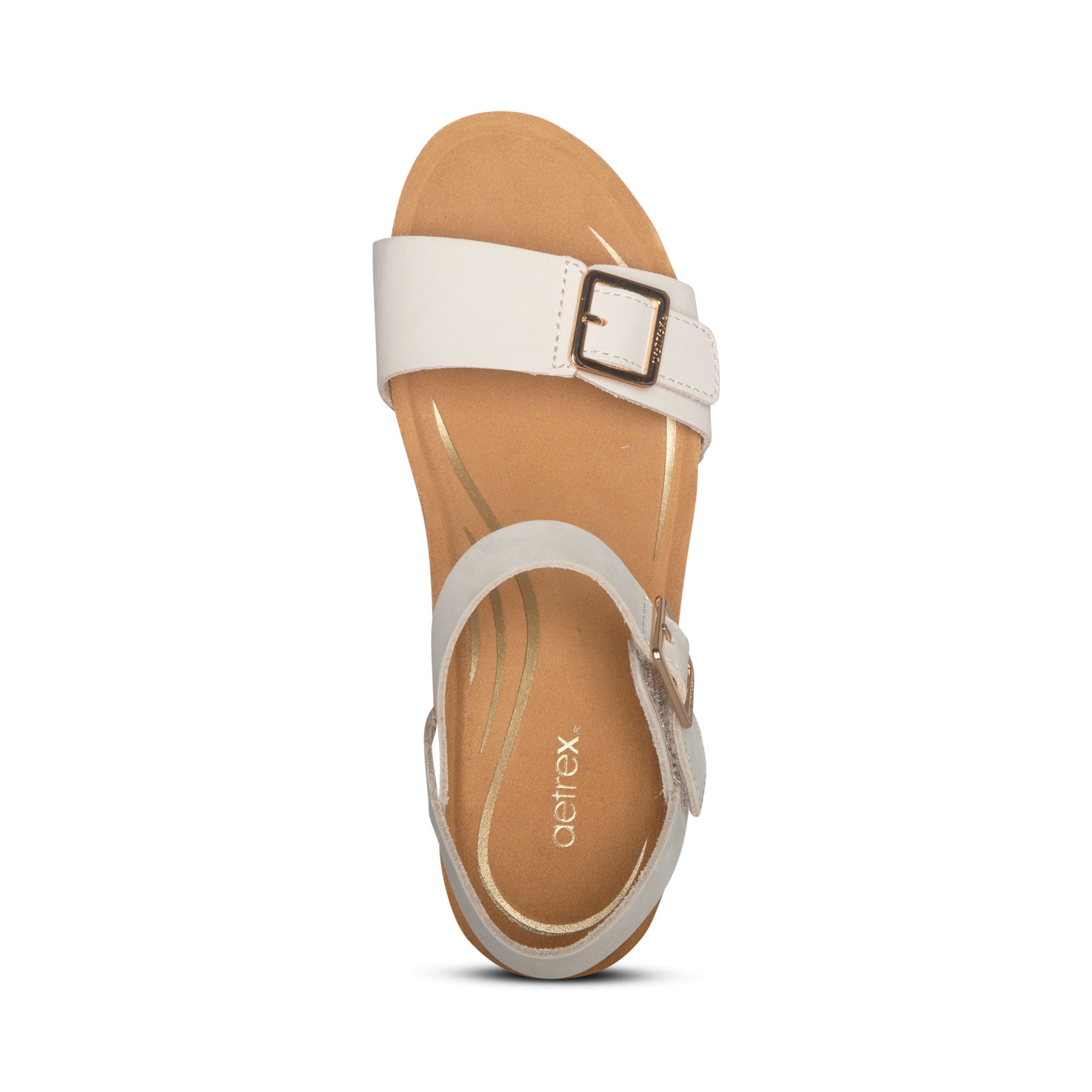 Lexa Quarter Strap Wedge #color_ivory