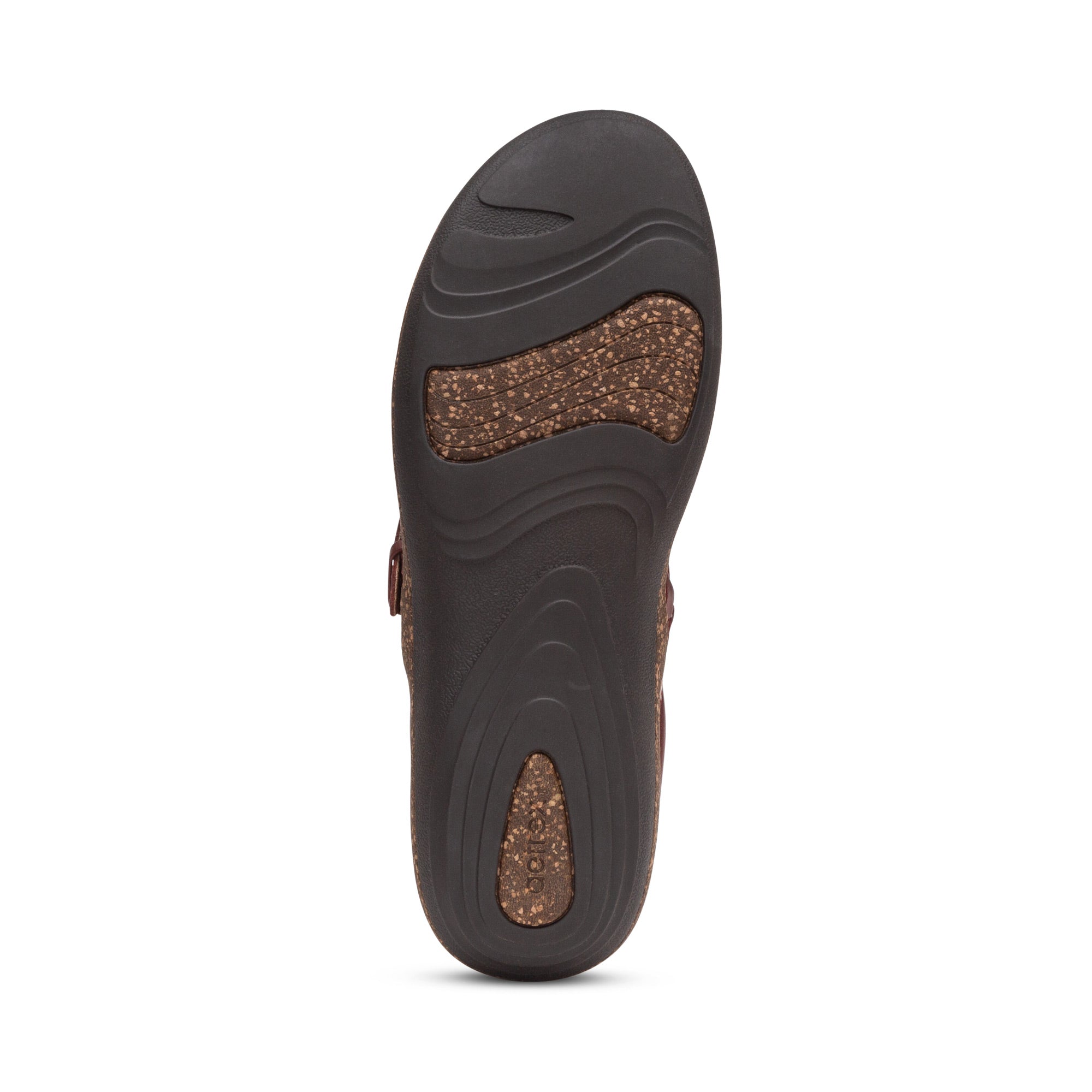 Libby Comfort Clog Bottom Angle #color_burgundy