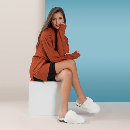 Misty Arch Support Slipper #color_ivory