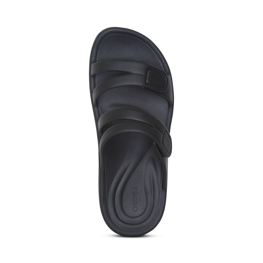 Janey Sport Water Friendly Slide #color_black