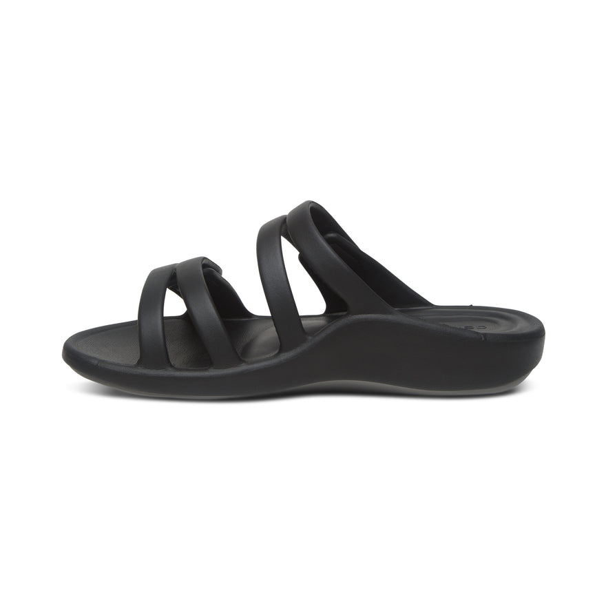 Janey Sport Water Friendly Slide #color_black