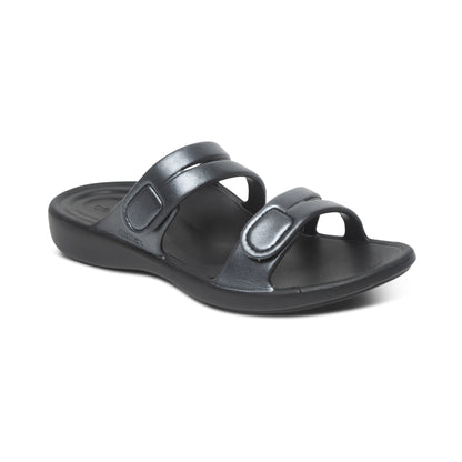 Janey Sport Water Friendly Slide #color_pewter