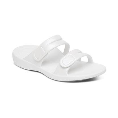 Janey Sport Water Friendly Slide #color_white
