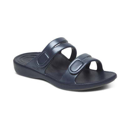 Janey Sport Water Friendly Slide #color_navy