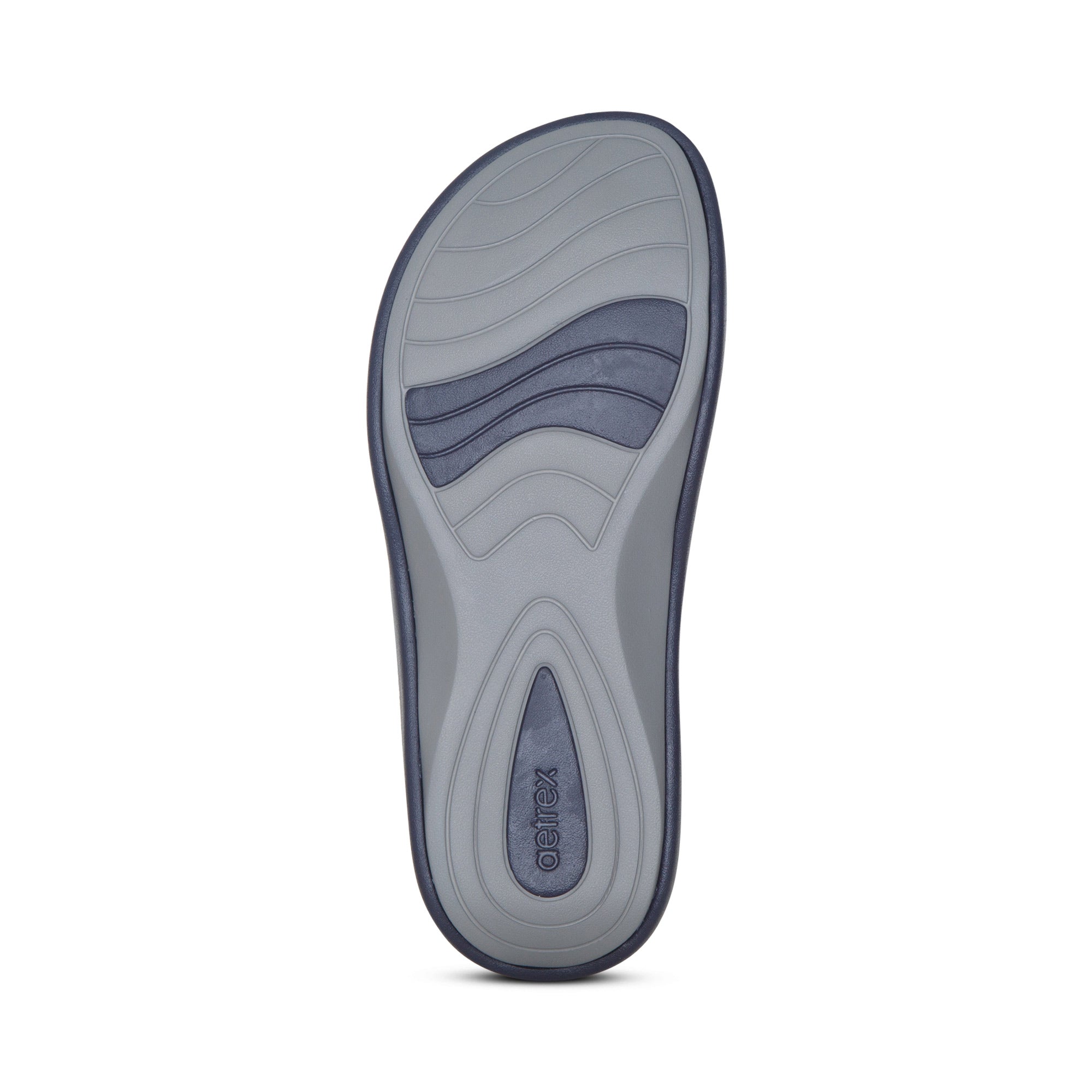 Janey Sport Water Friendly Slide Bottom Angle #color_navy