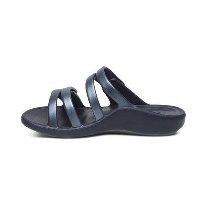 Janey Sport Water Friendly Slide #color_navy