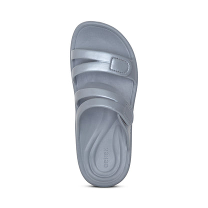 Janey Sport Water Friendly Slide #color_grey