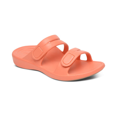 Janey Sport Water Friendly Slide #color_coral