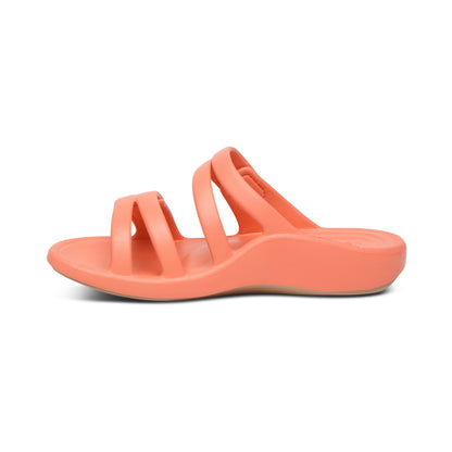 Janey Sport Water Friendly Slide #color_coral