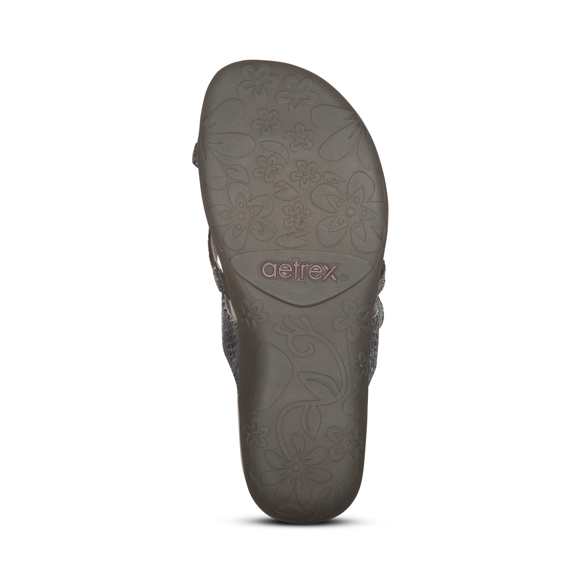 Izzy Adjustable Slide Sandal #color_pewter-sparkle