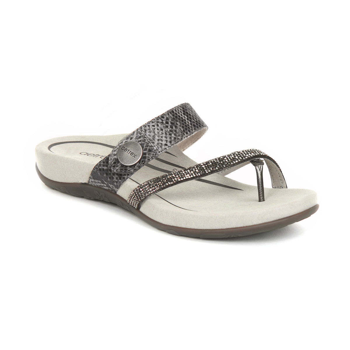 Izzy Adjustable Slide Sandal Sparkle