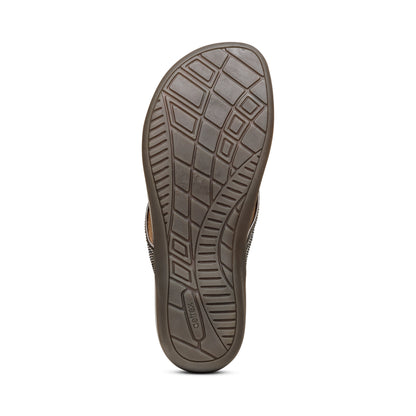 Eve Sparkly Thong Sandal #color_pewter