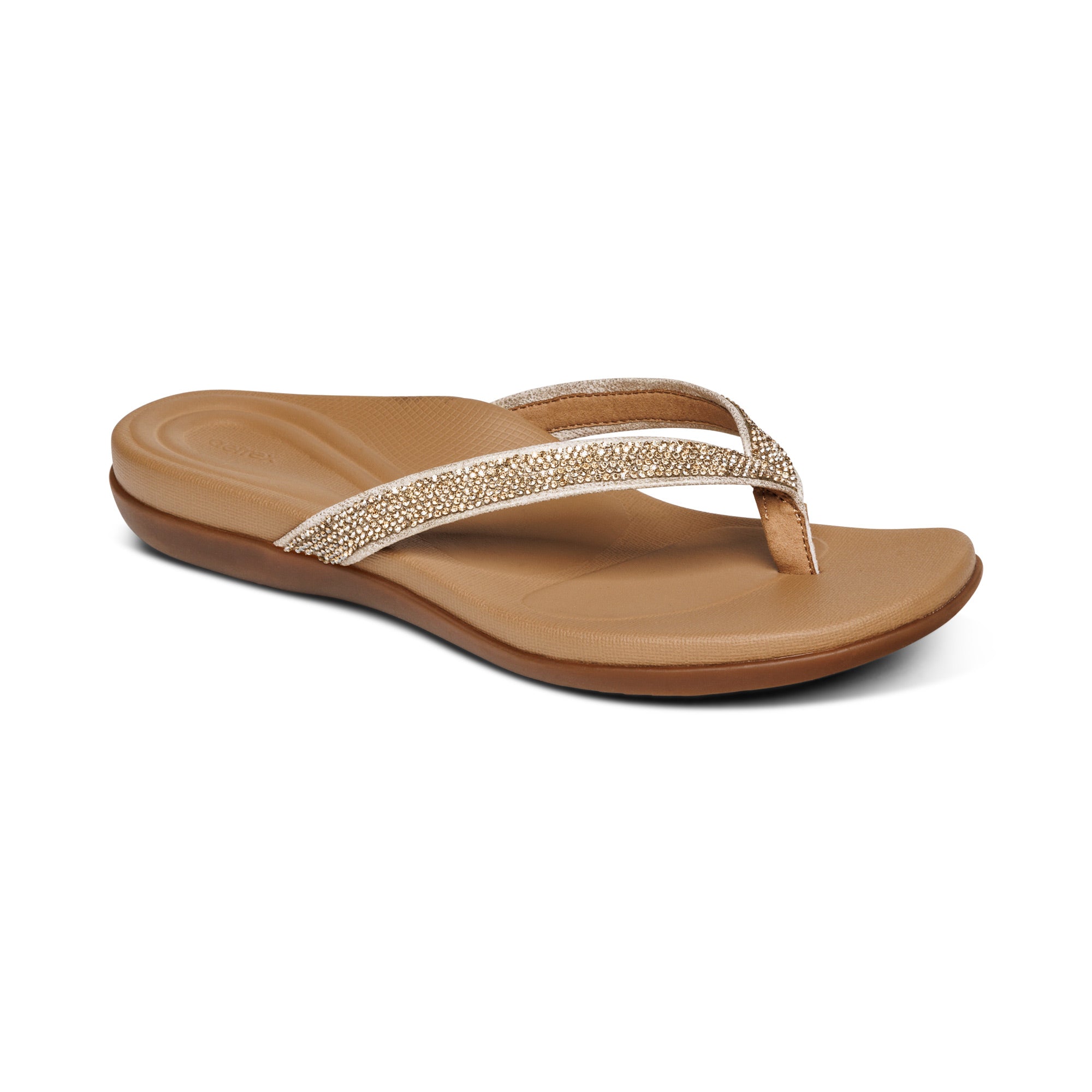 Eve Sparkly Thong Sandal #color_gold