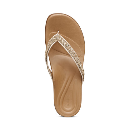 Eve Sparkly Thong Sandal #color_gold