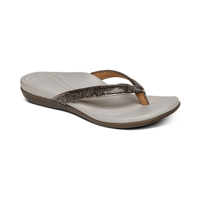 Eve Sparkly Thong Sandal #color_pewter