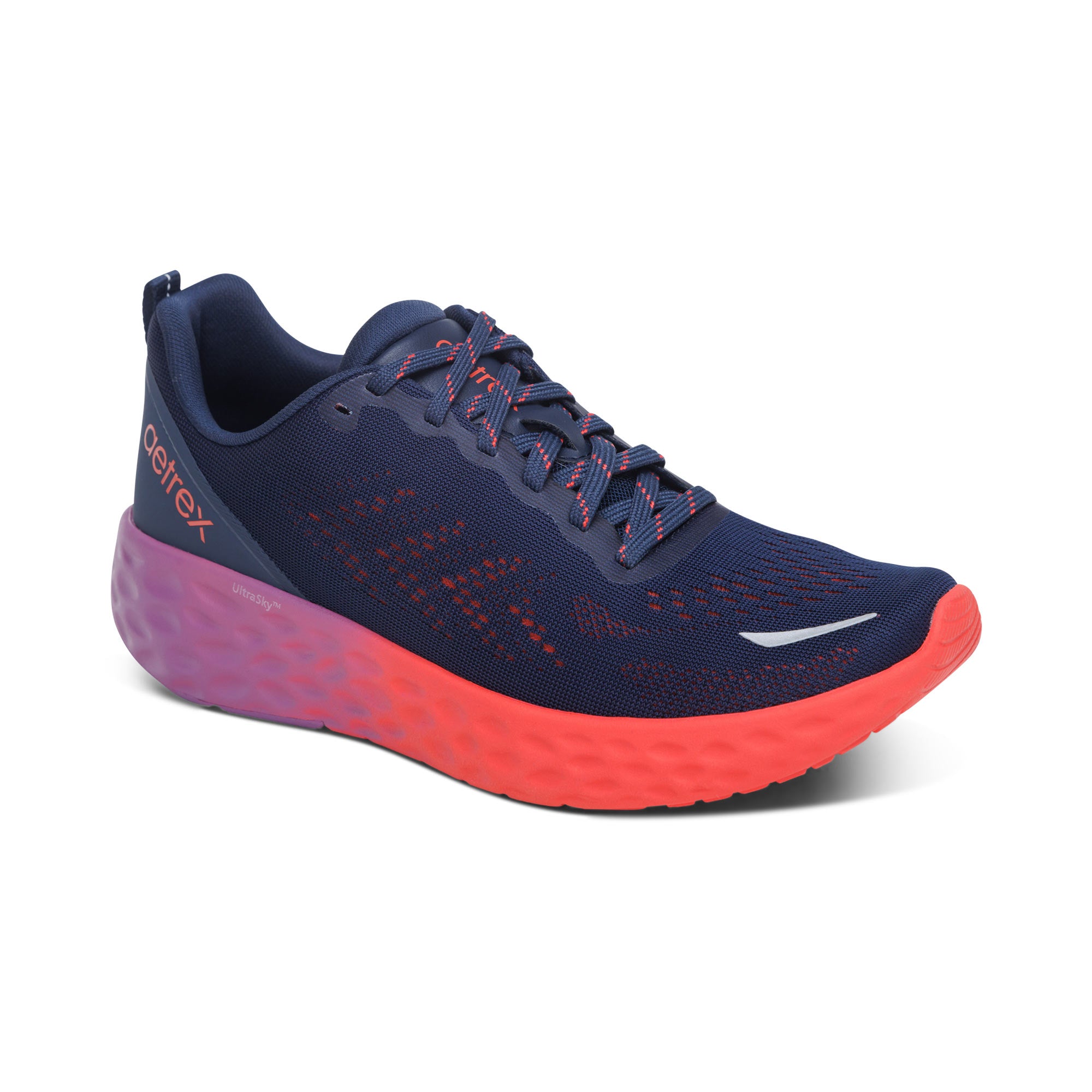Danika Arch Support Sneaker #color_navy-coral
