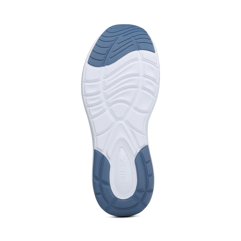 Chase Arch Support Sneakers Bottom Angle #color_navy