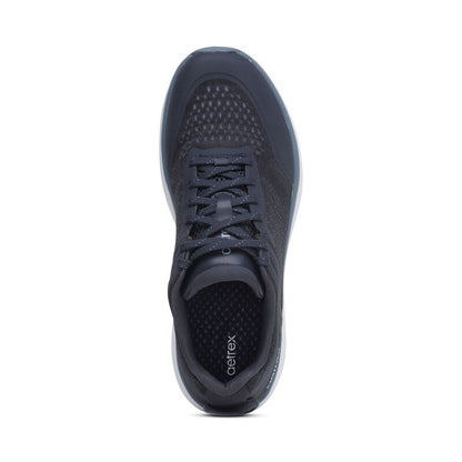 Chase Arch Support Sneakers Top Angle #color_navy