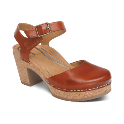 Finley Closed Toe Heel Extra Angle #color_cognac