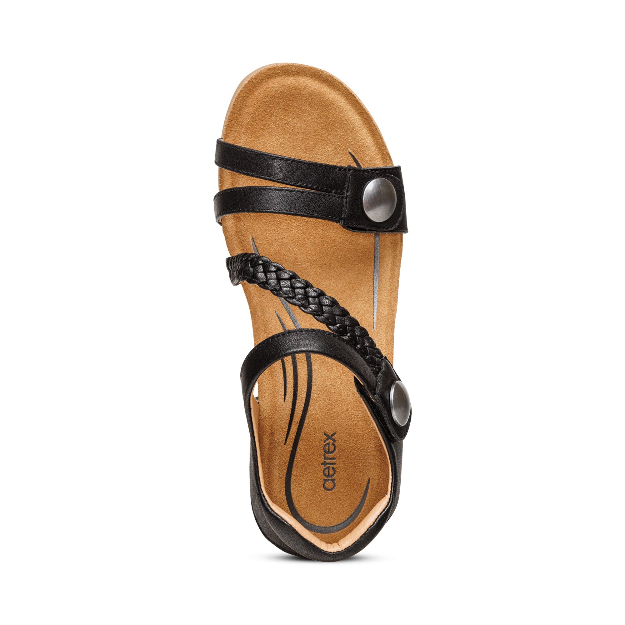 Avril Quarter Strap Wedge #color_black