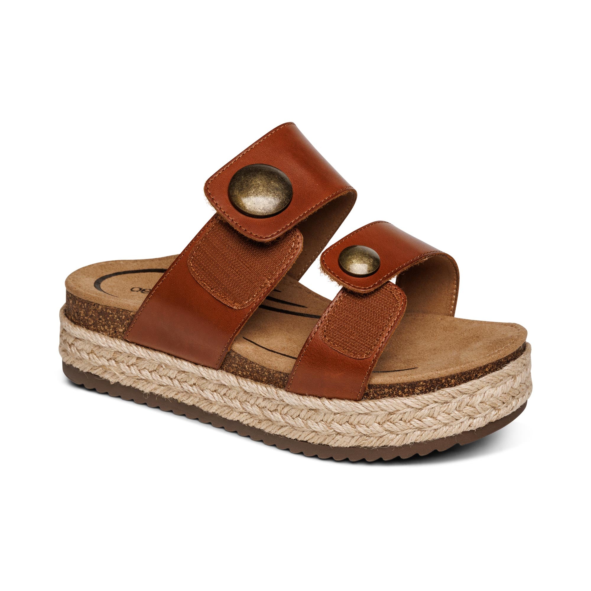 Sofie Platform Sandal #color_cognac