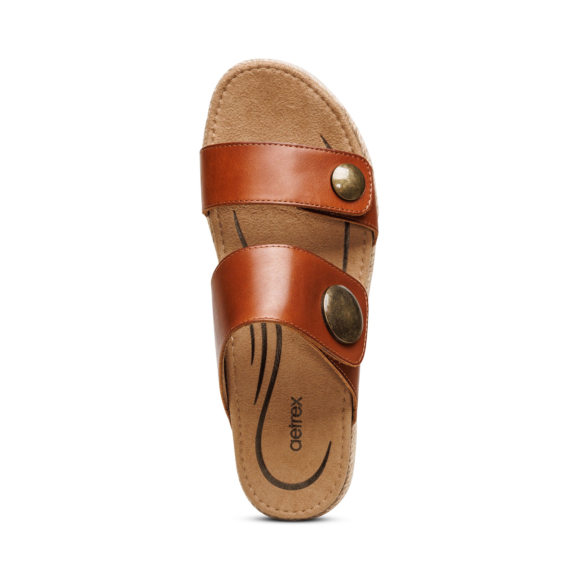 Sofie Platform Sandal #color_cognac