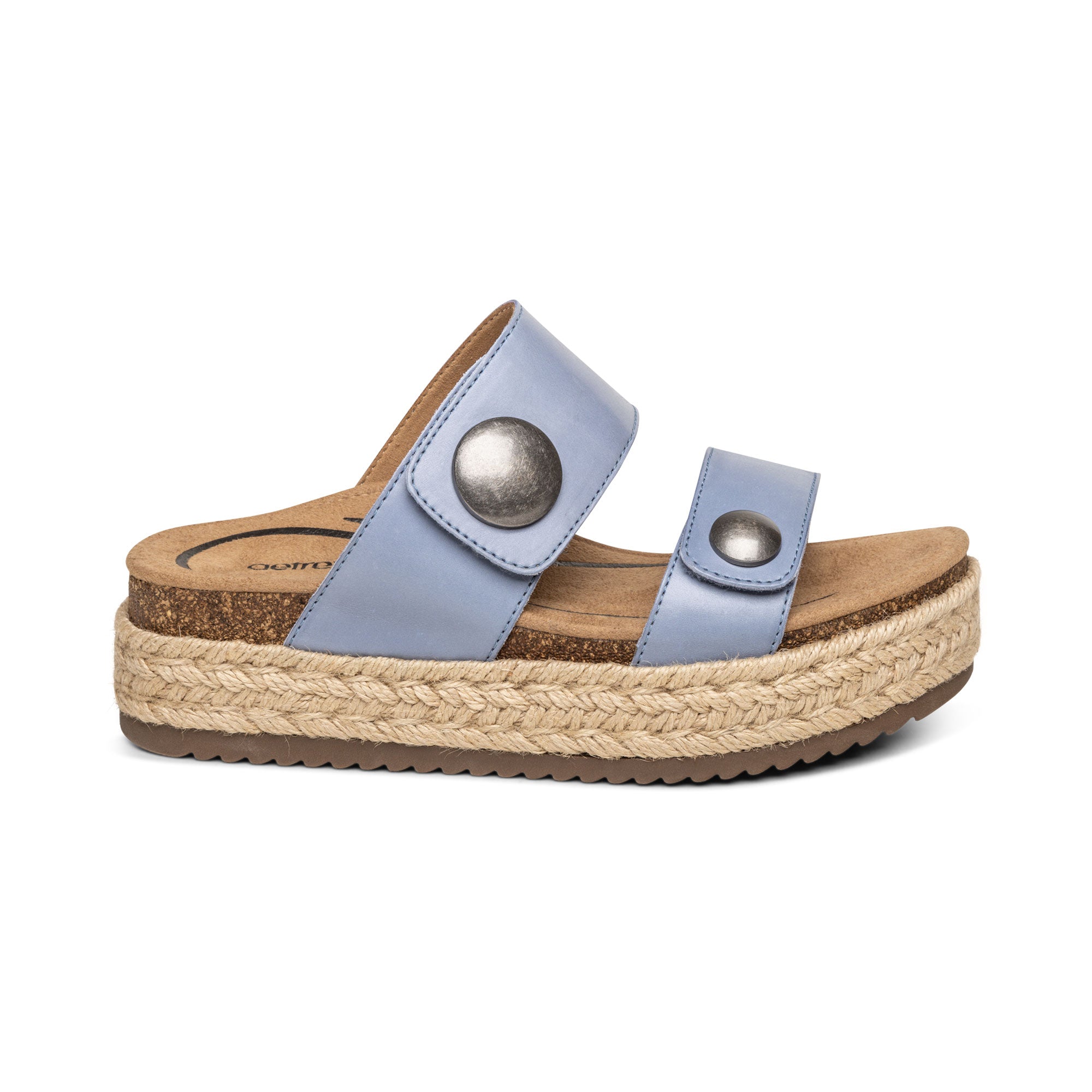 Sofie Platform Sandal Right Angle #color_blue