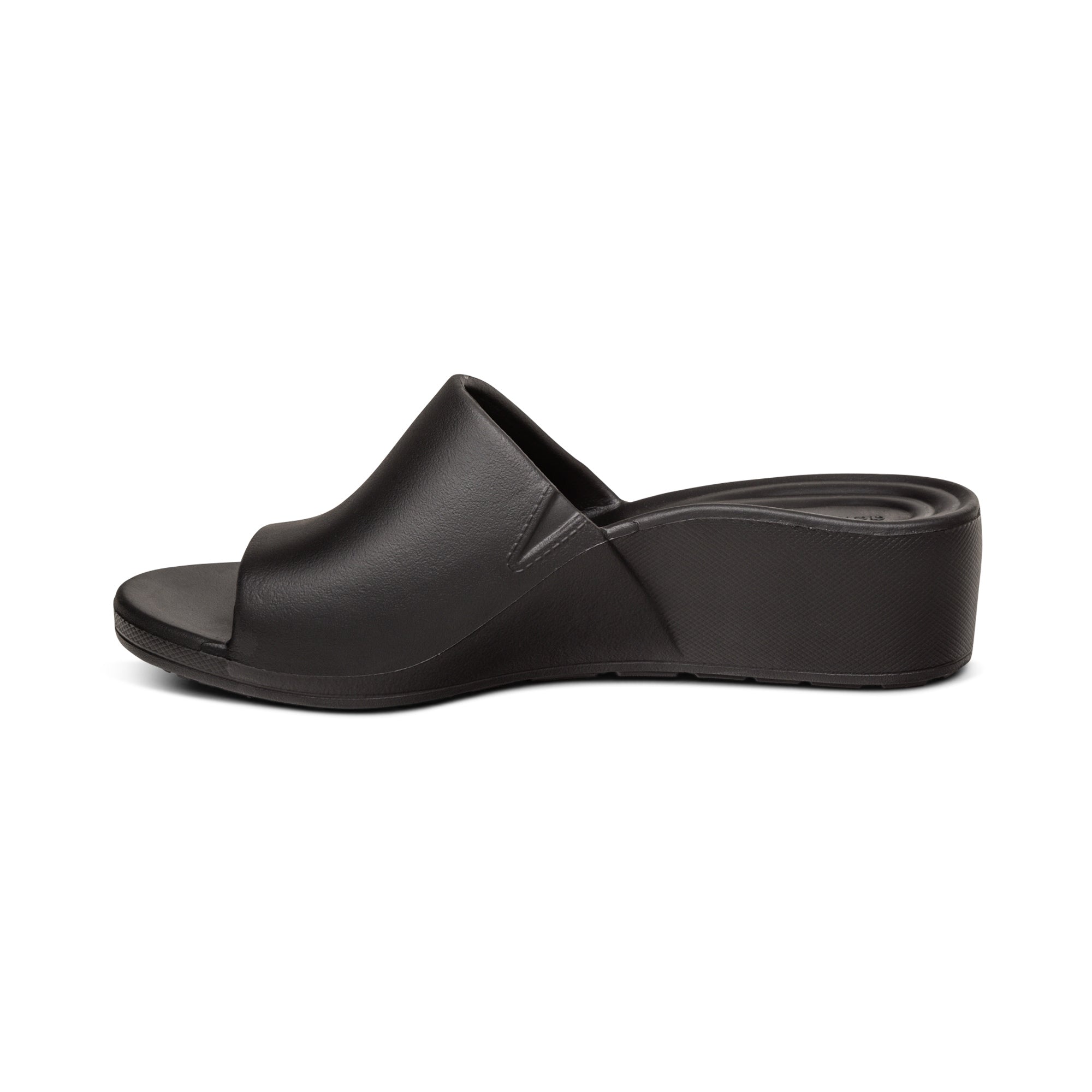 Jamie Orthotic Wedge Left Angle #color_black