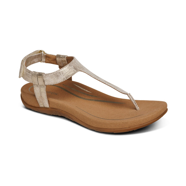 Jane Thong Sandal - Gold – aetrex