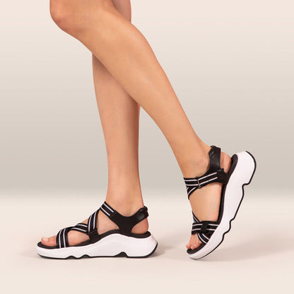 Marz Adjustable Sport Sandal #color_black