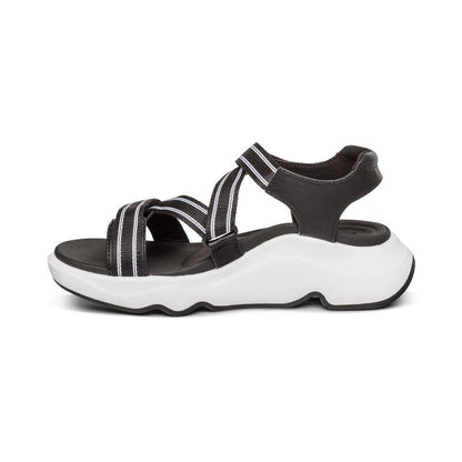 Marz Adjustable Sport Sandal #color_black