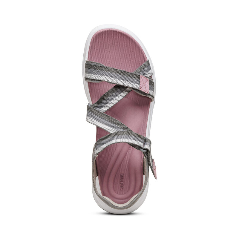 Marz Adjustable Sport Sandal - Grey – aetrex