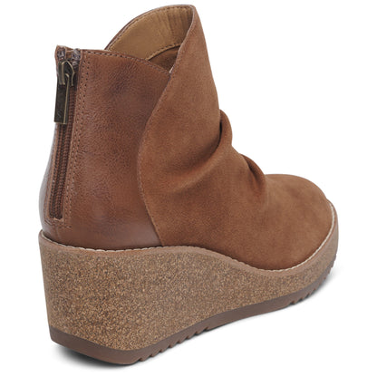 Kara Ankle Wedge Boot #color_cognac