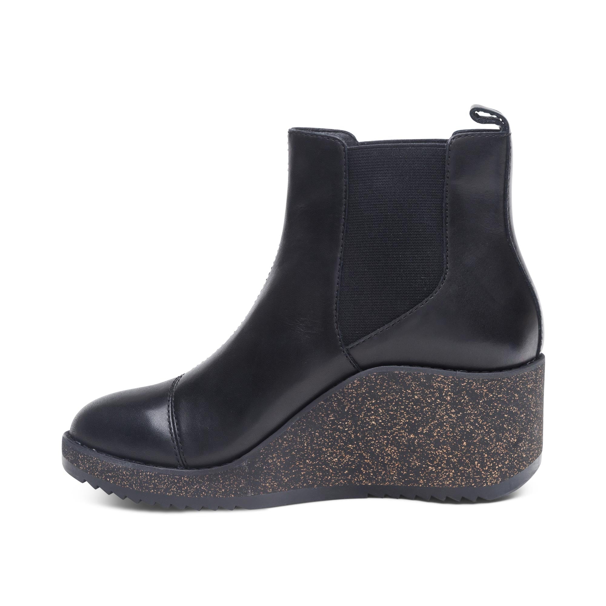 Dawn Wedge Boot left Angle #color_black