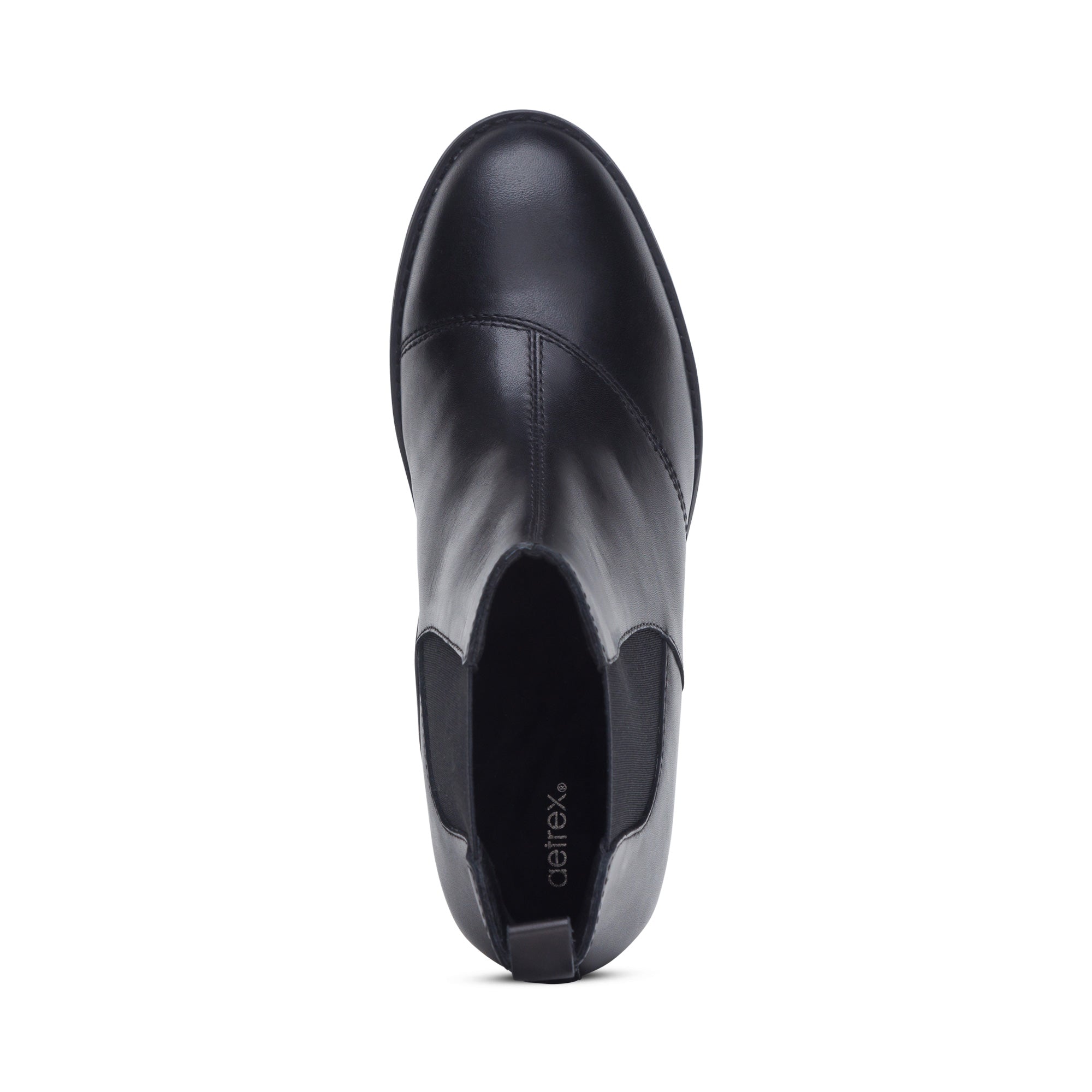 Dawn Wedge Boot top Angle #color_black